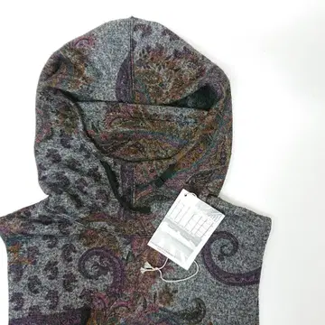 엔지니어드 가먼츠 후디드 인터라이너 울 올 패턴 그레이 새상품급