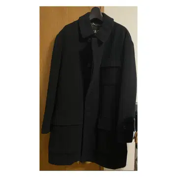 DAKS 남성용 코트 울 블랙 일본제 새상품급 M 사이즈