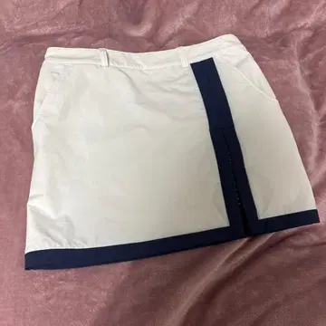 TaylorMade 골프 스커트 XS 화이트/네이비