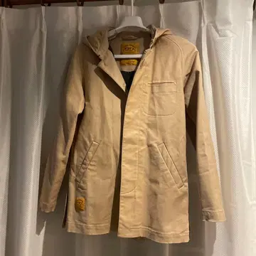 NATAL DESIGN 후드 부착 베이지 마운틴 후드티