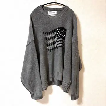 [ 새상품급 ] DAIRIKU 다이리쿠 성조기 니트 미국 국기