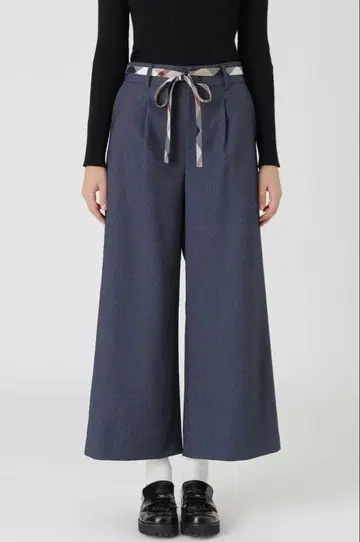 블루 라벨 데님 라이크 와이드 팬츠