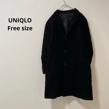UNIQLO 블랙 코트 울 90%