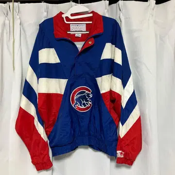 90s 스타터 시카고 컵스 윈드 브레이커 XL