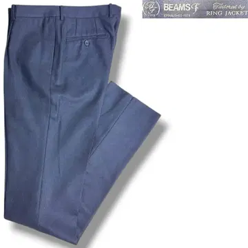 J6310 새상품 빔즈F 링자켓제 플라넬 1P 슬랙스 네이비 46