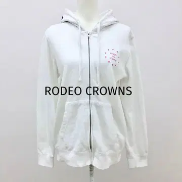 RODEO CROWNS 로데오 크라운 백 로고 입 집업 후드티