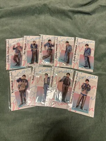 SnowMan 아크릴 스탠드 9개 세트