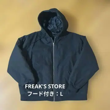 FREAK'S STORE 후드 부착 점퍼 블랙 L 사이즈
