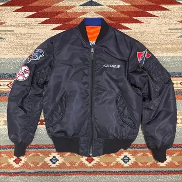 AVIREX MA-1 자켓 MLB SUBWAY SERIES