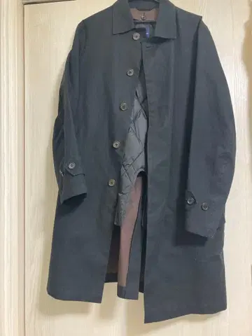 SHIPS 테일러링 스타일 스텐카라 코트 L 블랙