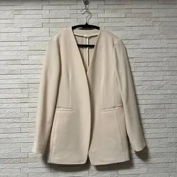 JOSEPH 노카라 자켓 베이지 36