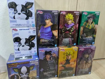 [ 새상품 미개봉품 ] 죠죠의 기묘한 모험 룸 라이트와 피규어 9점 세트