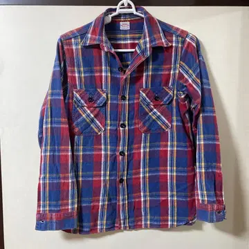 WAREHOUSE 체크 플란넬 셔츠 M