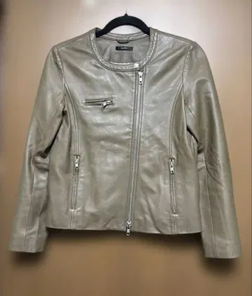 노카라 라이더 자켓 램 가죽