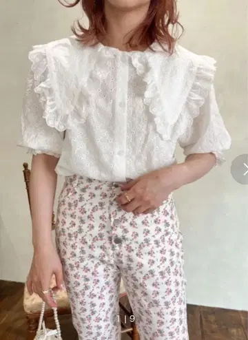 jumelle 반팔 블라우스