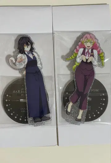 귀멸의 칼날 모크테일 바 아크릴 스탠드 이구로 오바나이 칸로지 미츠리