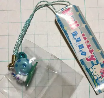 지역 한정 키티 달팽이 키티  키링 레어