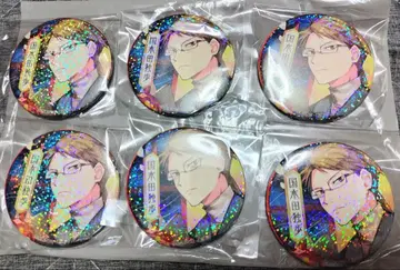 문호 스트레이독스 쿠니키다 돗포 홀로그램 캔뱃지 6개 세트