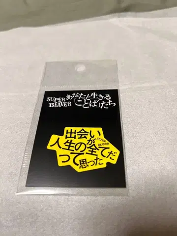 SUPER BEAVER 스티커 이름을 불러줘