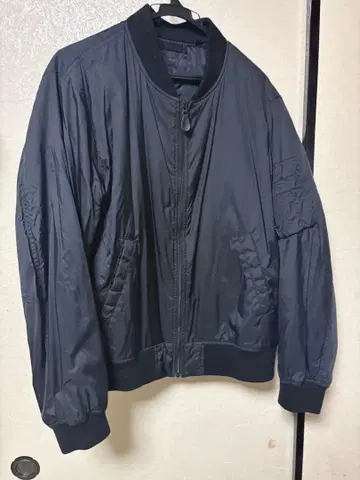 블랙 MA-1 플라이트 자켓