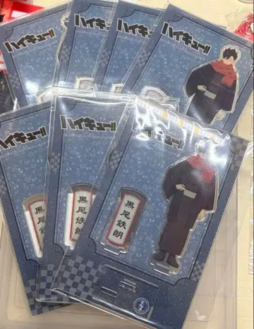 하이큐 쿠로오 테츠로 일본 의류 아크릴 스탠드 7세트