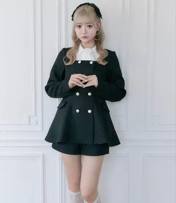 Belle Charme 클래시컬 프릴 칼라 자켓