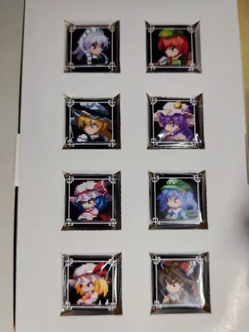 동방Project 캔뱃지 8종 세트