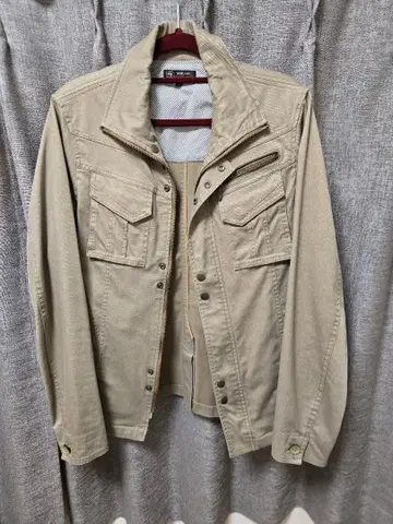 MICHEL KLEIN 밀리터리 자켓 베이지