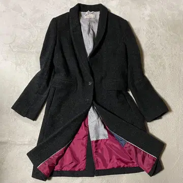 폴스미스 체스터 롱 코트 42 (M) 차콜 그레이 여성용