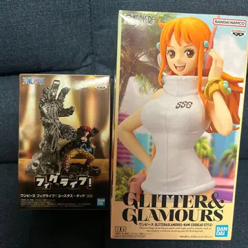 원피스 유스타스 키드 & 나미 피규어 세트 2체