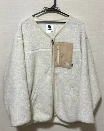MOZ. 보아 자켓 아이보리 M 사이즈