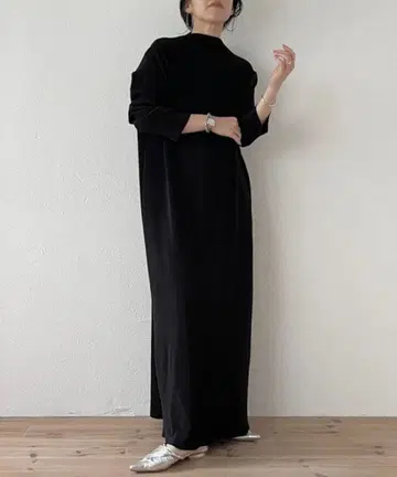 wee9s 데일리 데일리 슈퍼 스트레치 플리츠 원피스