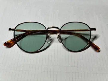 블루 렌즈 / 빈티지 계열 패션 안경 / 스타일리시 컬러 안경