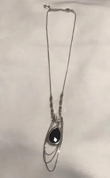 미사용품 정품 스와로브스키 목걸이 크리스탈 다이아 블랙