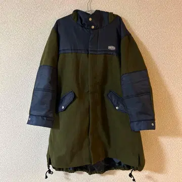 C.SUGAR 모즈 코트 올리브 그린/네이비 사이즈 M