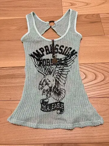 d.i.a 탱크탑 상의 헤이세이 갸루 y2k 레어 정품