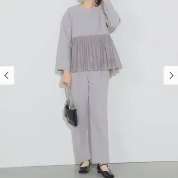 BEAMS 라이트 그레이 셋업