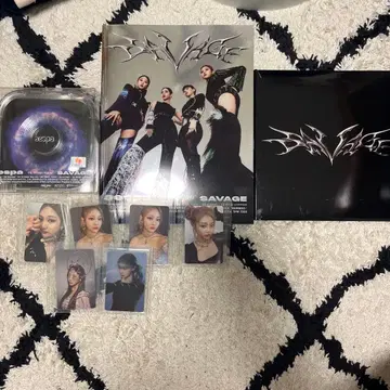 aespa SAVAGE 앨범 CD 포토 카드 포함 세트