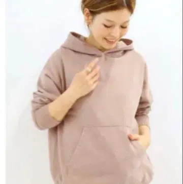 [ 새상품급 ] 두지엠 클라세 풀오버 후디 핑크 베이지