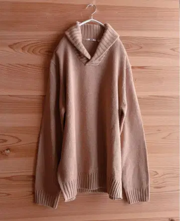 남성용 유니클로 3 숄카라 아크릴 스웨터 니트