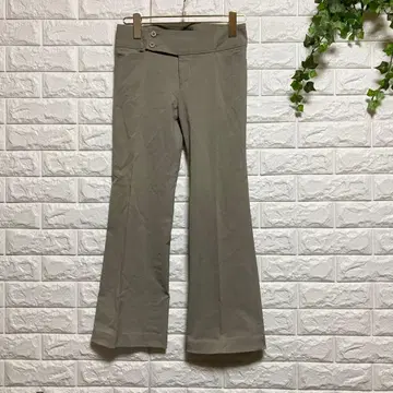 [ 로페 ] ( M ) 스트레치 플레어 슬랙스 지퍼 플라이