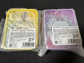 초 매지컬 치이카와 마스코트도 들어가는 클리어 파우치 토끼 모몽가