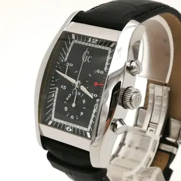 작동 게스 컬렉션 손목시계 스몰 세컨드 렉탱귤러 남성용