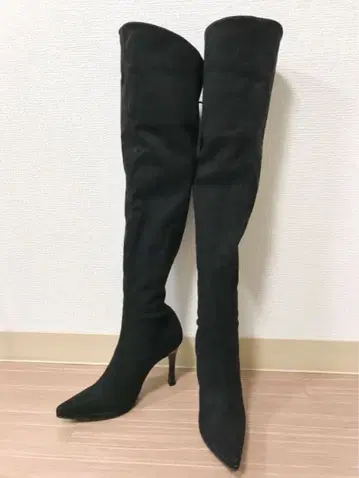 아무로짱 스타일 니하이 부츠