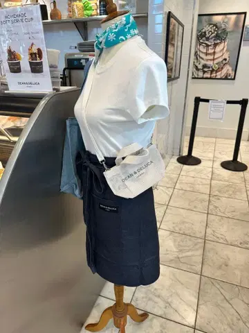 DEEN&DELUCA 하와이 한정판 메쉬 백 XS 화이트