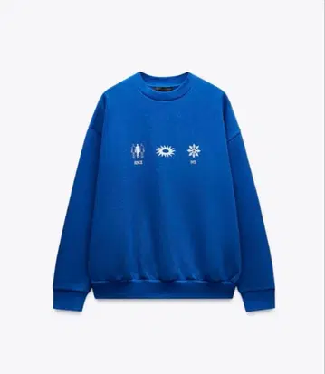 ZARA 그래픽 로고 맨투맨