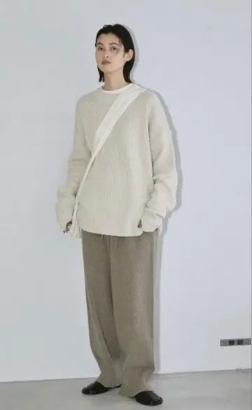 todayful 로우 실크 와플 풀오버