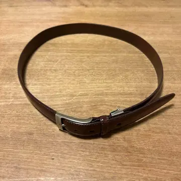 PRARE 프렐 코도반 가죽 벨트 브라운 갈색