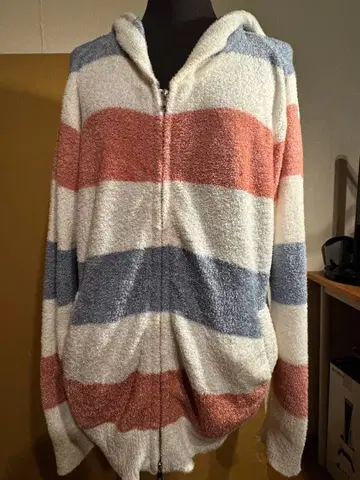 GELATO PIQUE 스트라이프 후드 부착 룸웨어