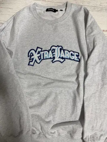 X-LARGE 그레이 맨투맨